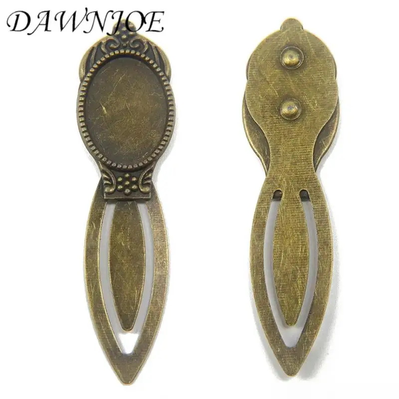 18*25 мм овальные Винтаж ручной работы Закладка для книги кабошон лоток базы пустая