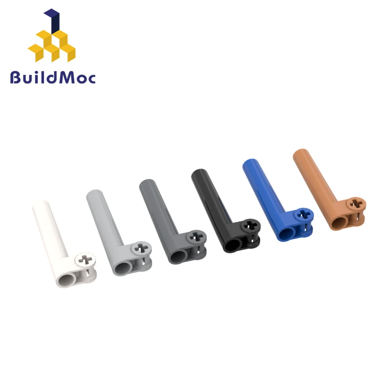 

BuildMOC 53586 5X2X1 shaft and bolt connection For Building Blocks Parts DIY Construction Classic Brand g