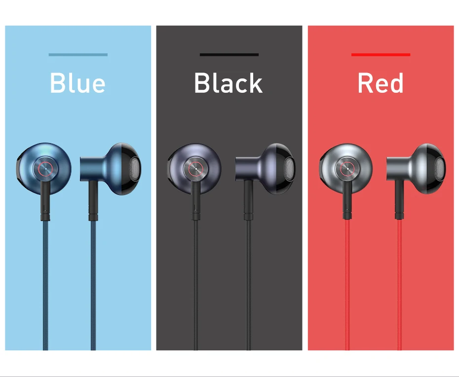 

Baseus H04 Bass Sound Earphone In-Ear Sport Earphones with mic for xiaomi iPhone Samsung Headset fone de ouvido auriculares MP3