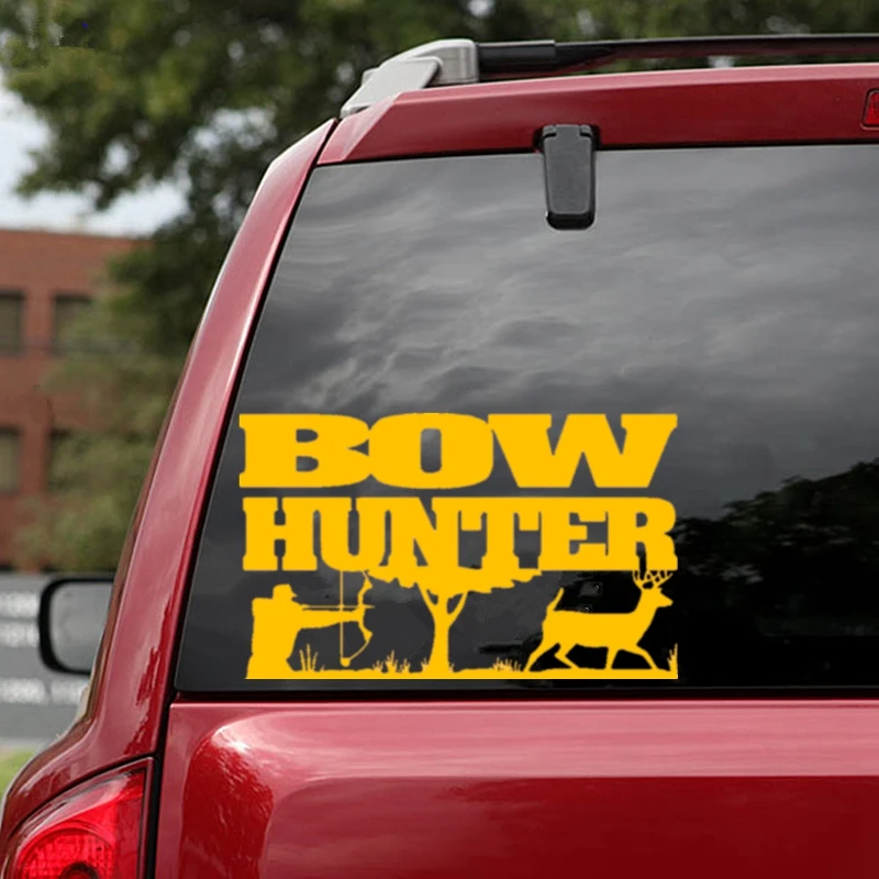 

40621# Die-Cut Vinyl Decal Bow Hunter Car Sticker Waterproof Auto Decors on Car Body Bumper Rear Window
