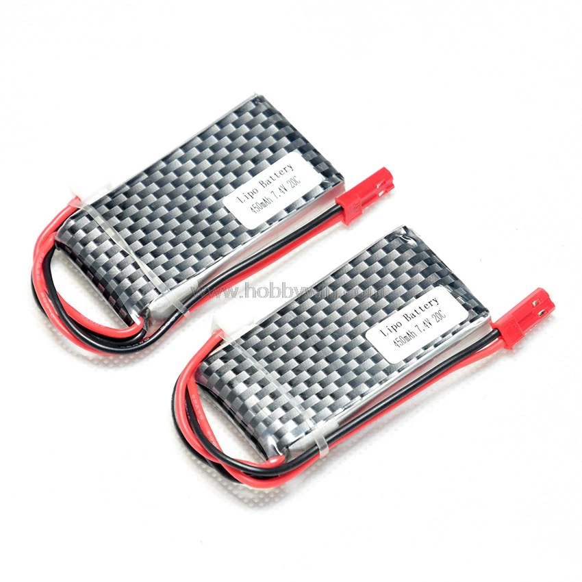 7 4 V 2S 450mAh 20C LiPo батарея JST вилка для Blade CX. Etc RC модель самолета Lipolymer power|Детали и