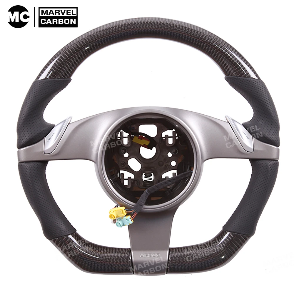 

Руль из углеродного волокна для Porsche 911 Cayenne Macan Panamera Taycan Boxster Cayman Spyder Tycan Panamera GTS