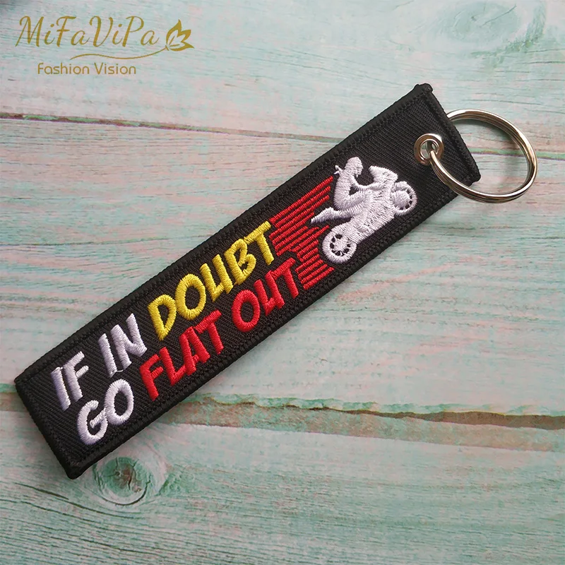 MiFaViPa Прямая поставка модный металлический брелок с вышивкой llavero для любимых