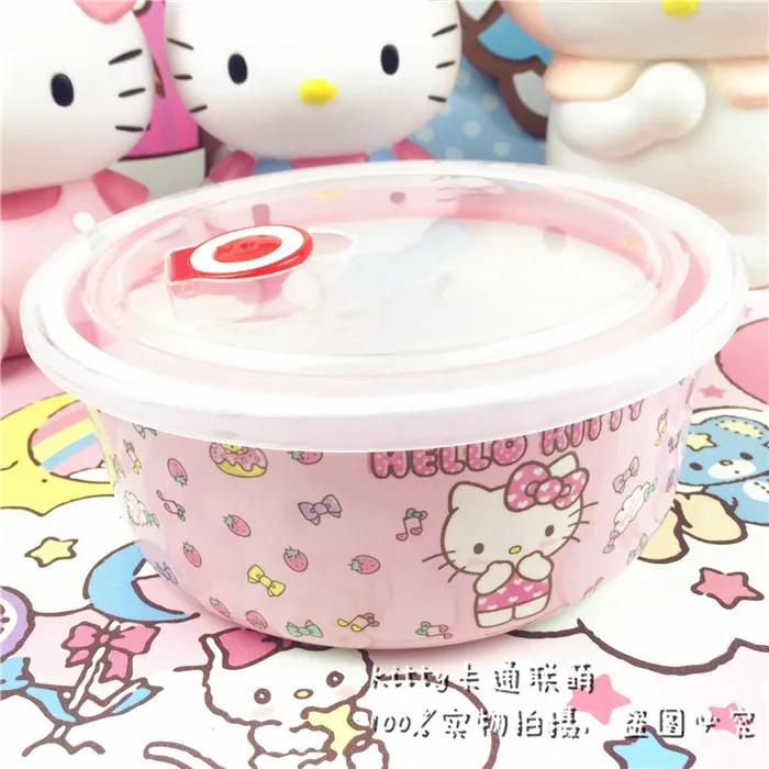 Контейнер для хранения Hellokitty сохраняющий свежесть герметичный контейнер с чашей