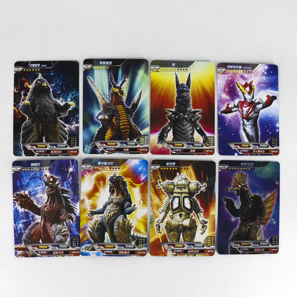 Горячая Altman высокое качество Ultraman сияющая карта 8 144 288 флэш карты Kaiju коллекция