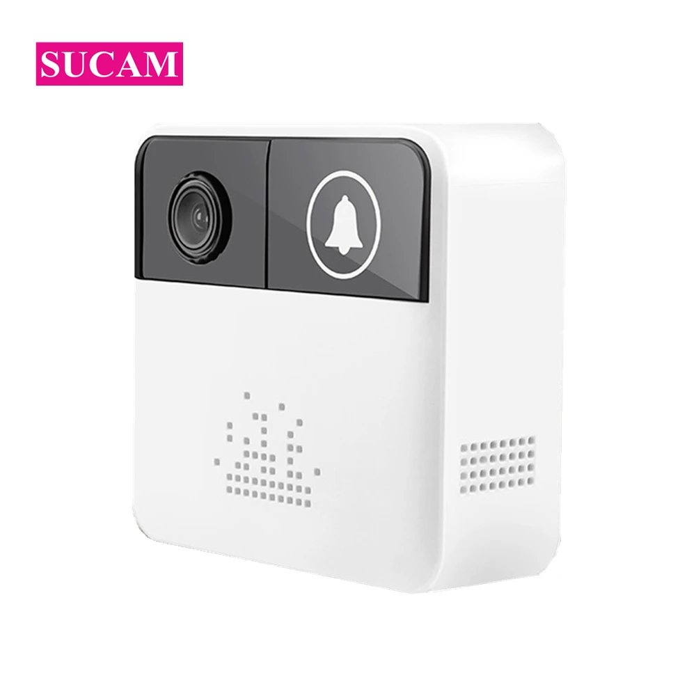HD 720P дверной звонок кольцо Wi-Fi IP камера мини Двусторонняя аудио iCSee приложение