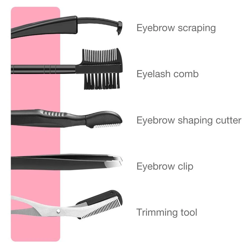 5 шт. инструмент для макияжа удаления волос формирующий триммер уход за лицом