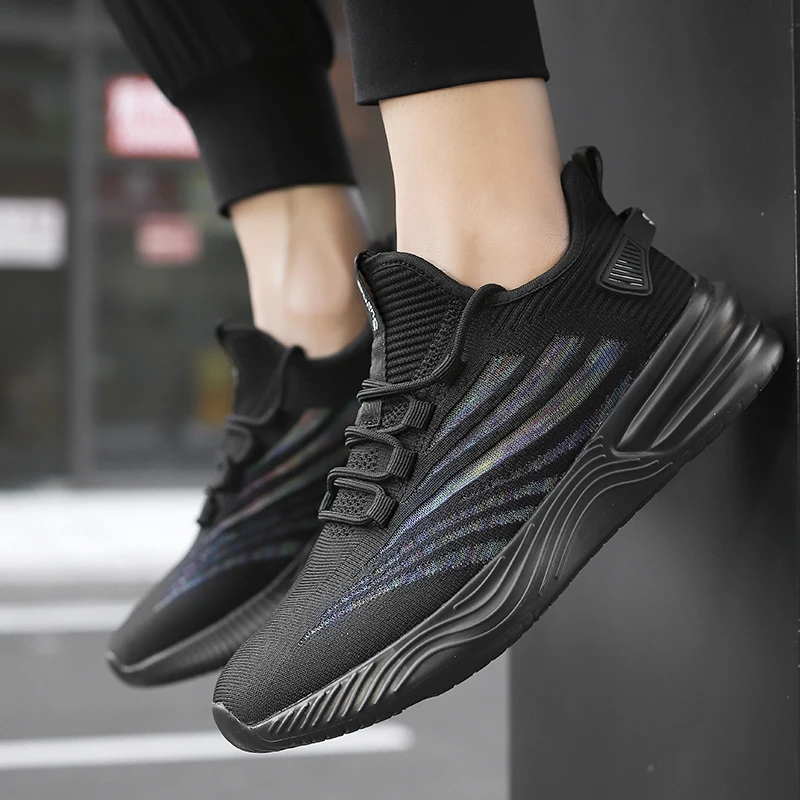 

Men's shoes leisure sports shoes running on foot anti-skid wear-resistant shock absorption breathable fashion sweat deodorant