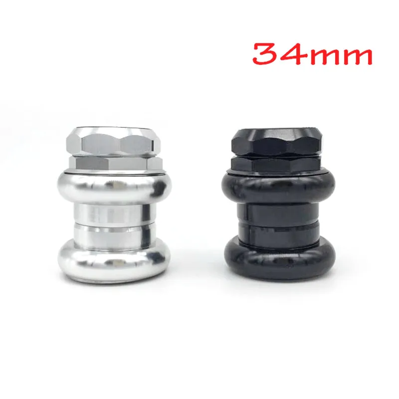 

Складной велосипед для Brompton 34 мм гарнитура 25,4 мм 30 мм внутренний диаметр BMX складной велосипед из алюминиевого сплава подшипник Передняя гарнитура