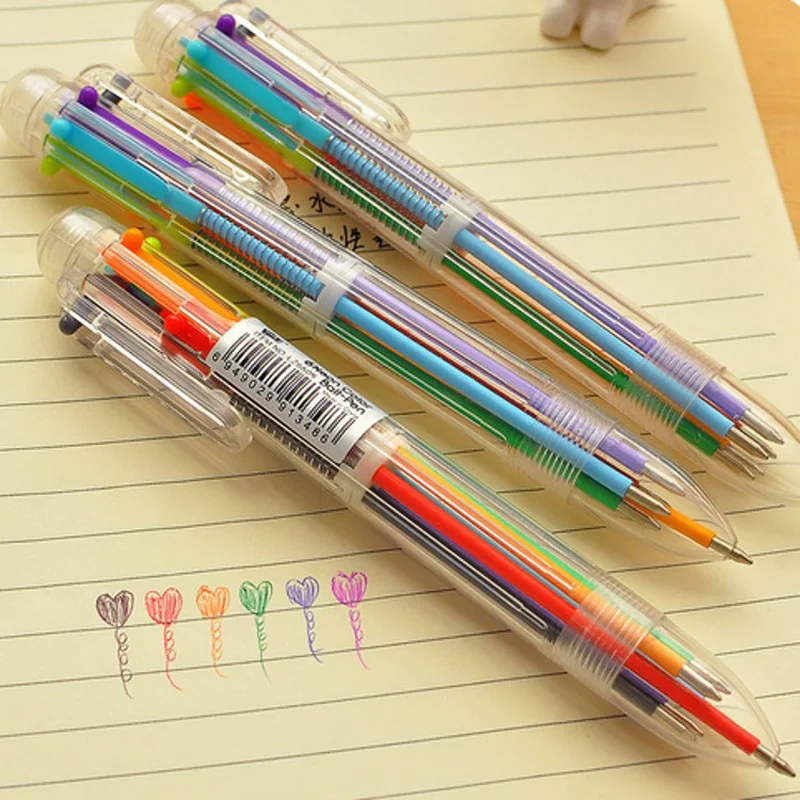 1 шт. кавайные гелевые ручки 6 цветов 0 35 мм|Гелевые ручки| |