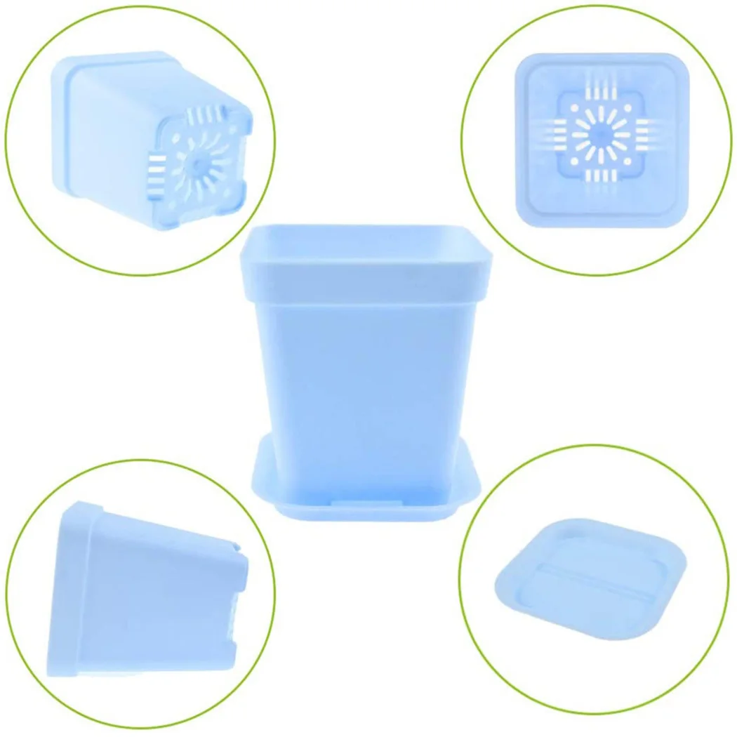 

Pot Flower pots Container Succulent Plant Trays Office DIY Nursery Desk