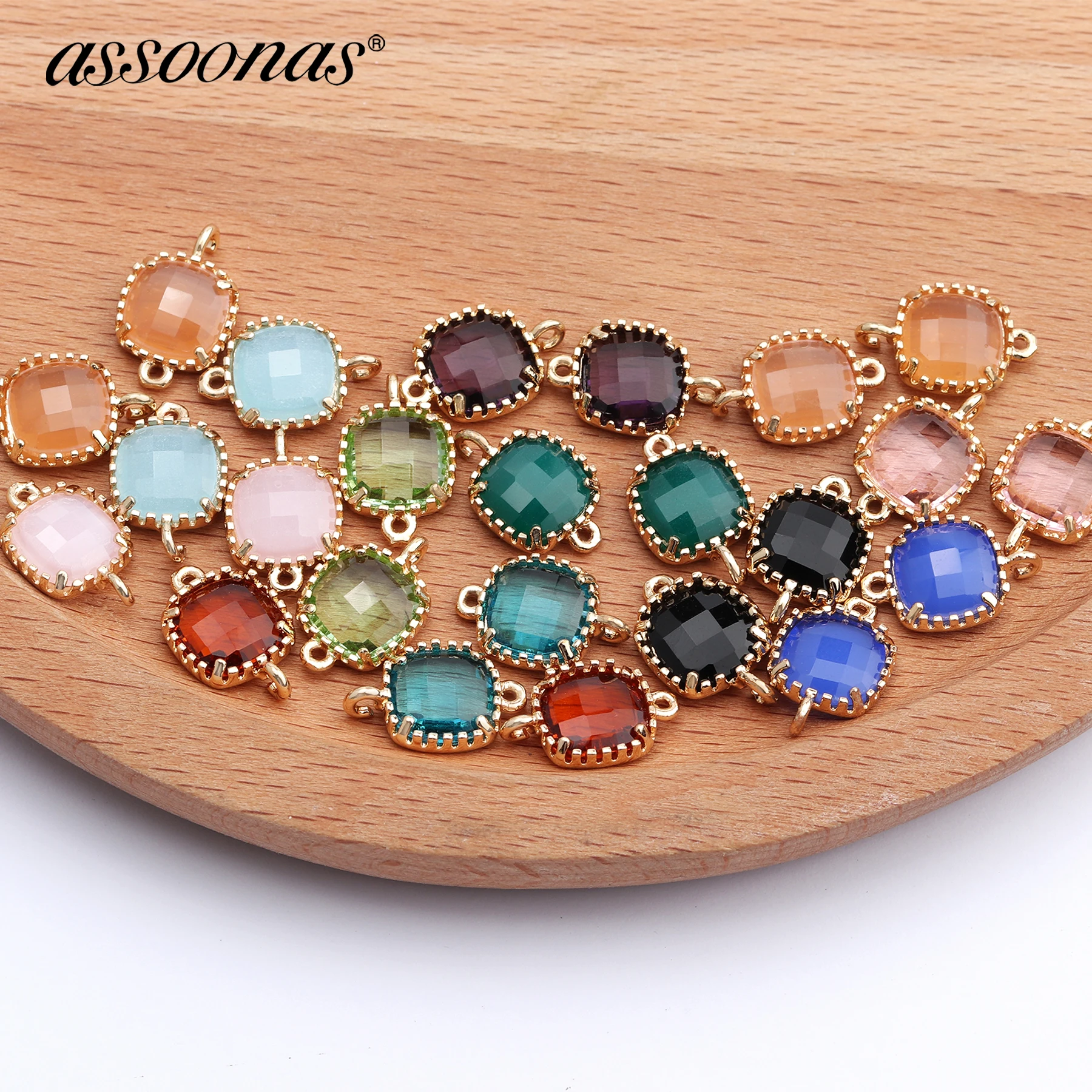 Аксессуары для ювелирных изделий assoonas M462 сережки-Подвески ручной работы 10 шт./лот