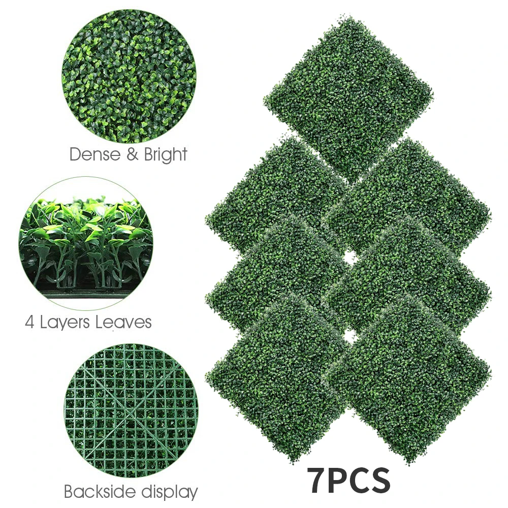 7 шт. Реалистичный искусственный травяное покрытие 60*40 см Крытый Открытый Сад