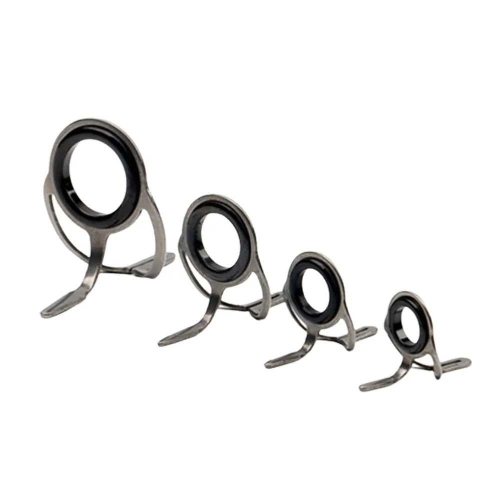 

6pcs/lot Rod Guide Rings Stainless Steel Eyes Diy Fishing Rod Tips For Making Rings Repair Kits Durable Fish Tackle Pesca