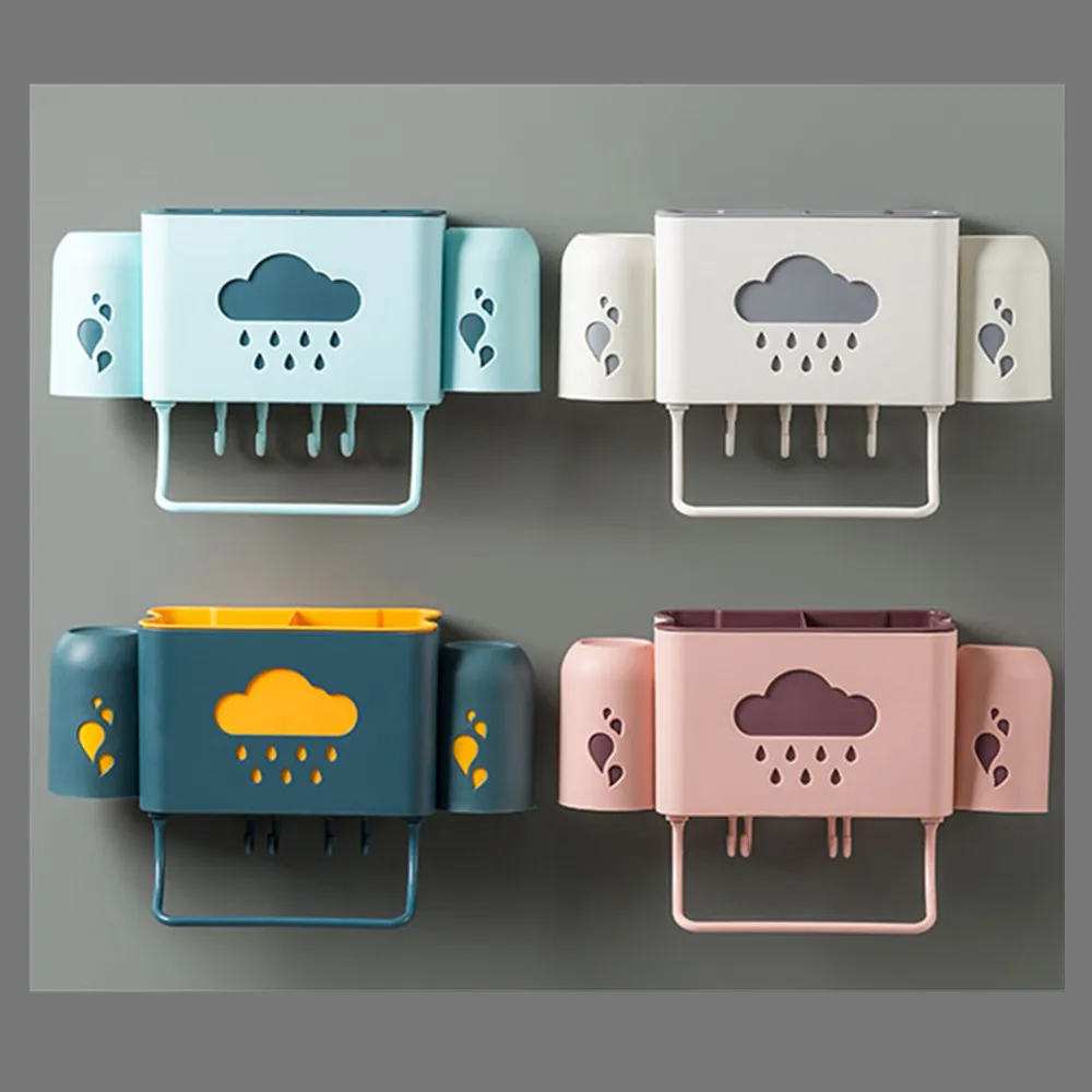

Toothbrush racks, brushing cups, mouthwash cups, wall-mounted toilets, no punching, wall hanging, suction wall teeth, tooth cyli