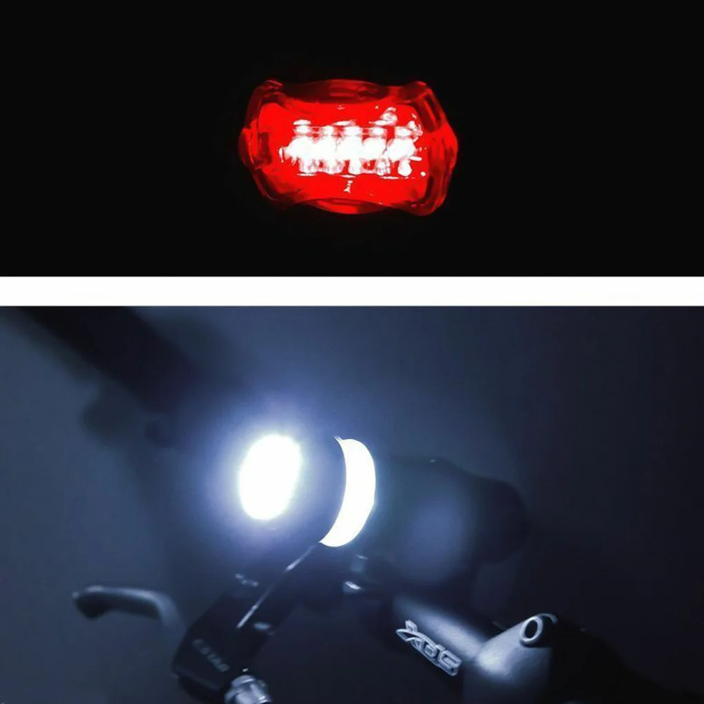 

Bike Front & Rear Light Bicycle LED Headlight Flashlight Taillight Set Night Cycling Lamp Kit