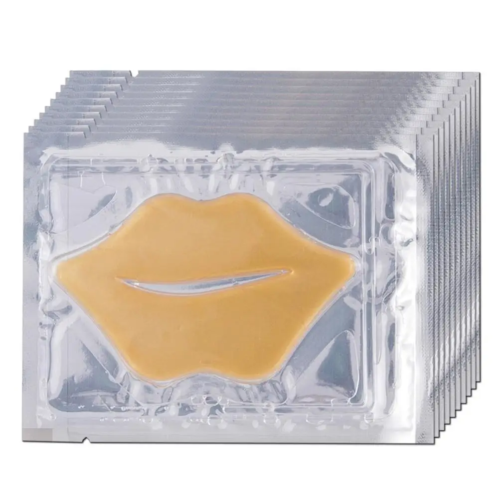 

Crystal Collagen Lip Mask Gel Patch Moisturizsing Hydrating Repair Lines Lip Mask Plumper Lips Pad Lip Care Enhancement Lip Mask