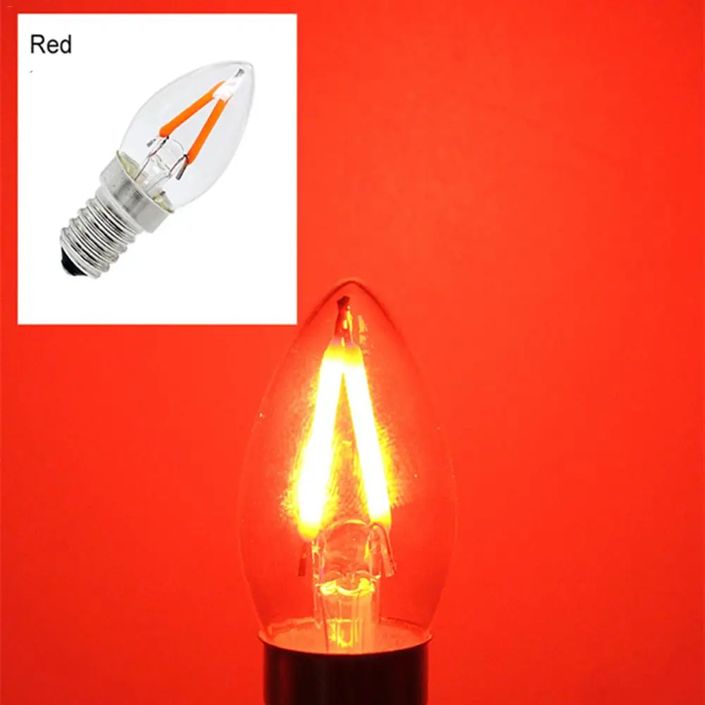 E12 Светодиодная лампа для холодильника светильник Свеча лампочка C7 Ночной люстры