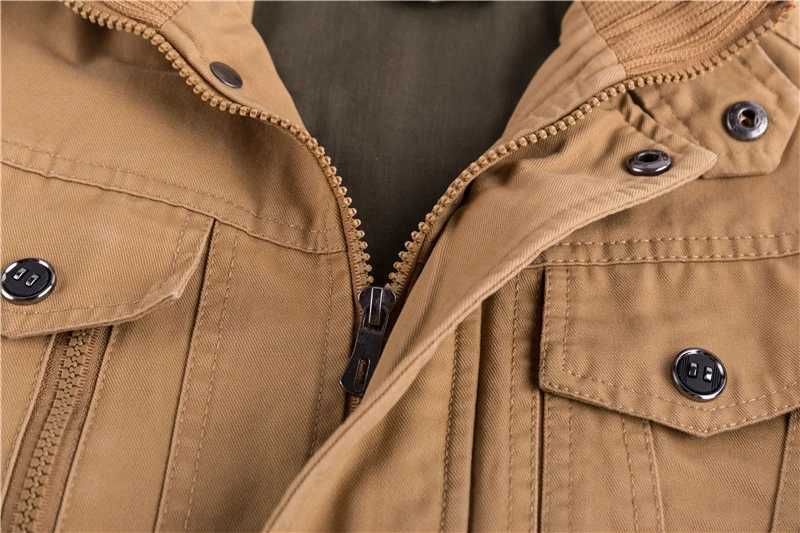 

Jackets Mens Bomber Winter Cotton Casual Military Army Jacket Vintage Pilot Cargo Jackets Coats Windbreaker Men Clothing