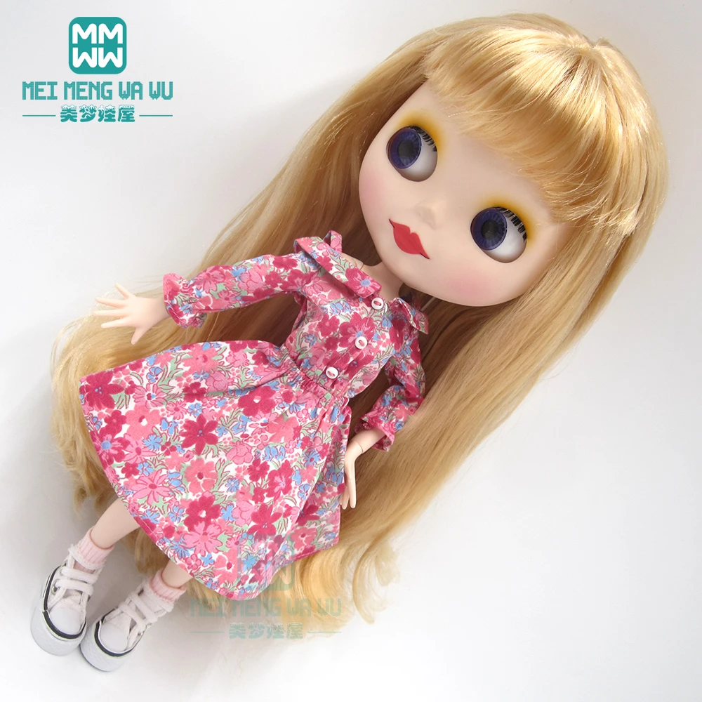 1 шт Blyth кукольная одежда с открытой спиной модное платье для Azone OB23 OB24 1/6