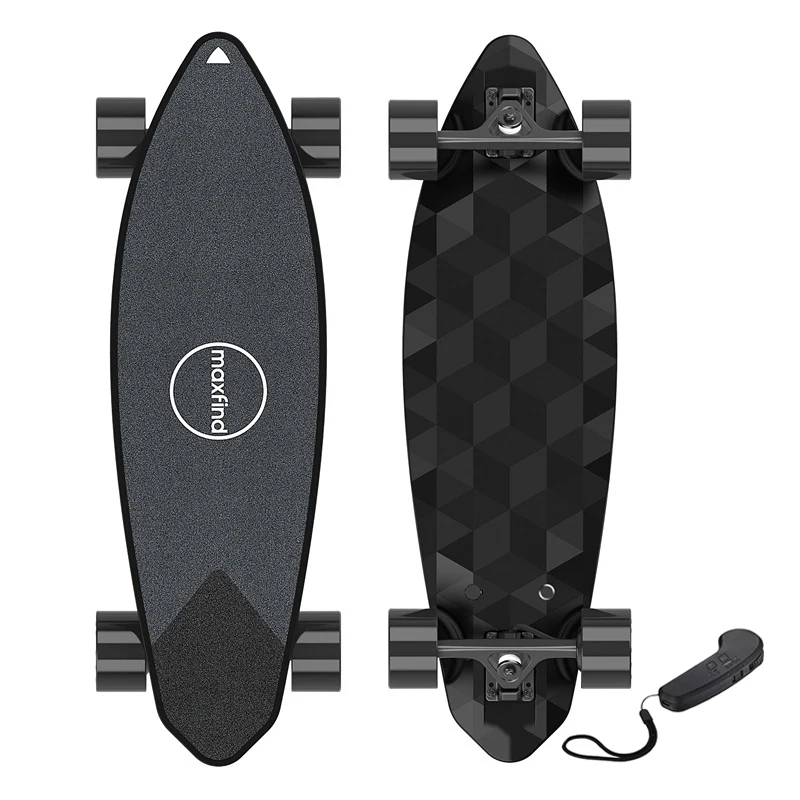Maxfind скейтборд Лонгборд торможение колода четырехколесный привод Bluetooth