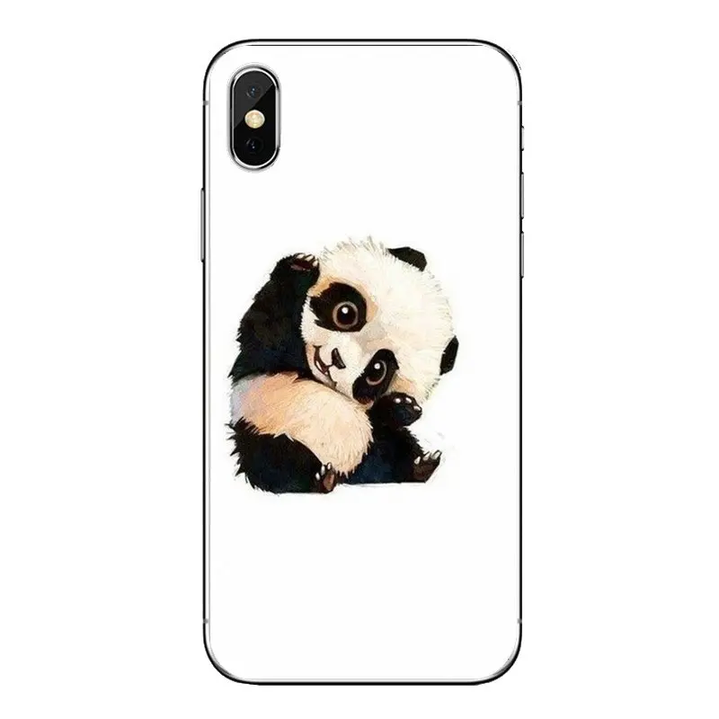 Мягкие прозрачные чехлы для samsung Galaxy A5 A6 A7 A8 A9 J4 J5 J7 J8 2017 2018 Plus Prime lovely Chinese Panda |