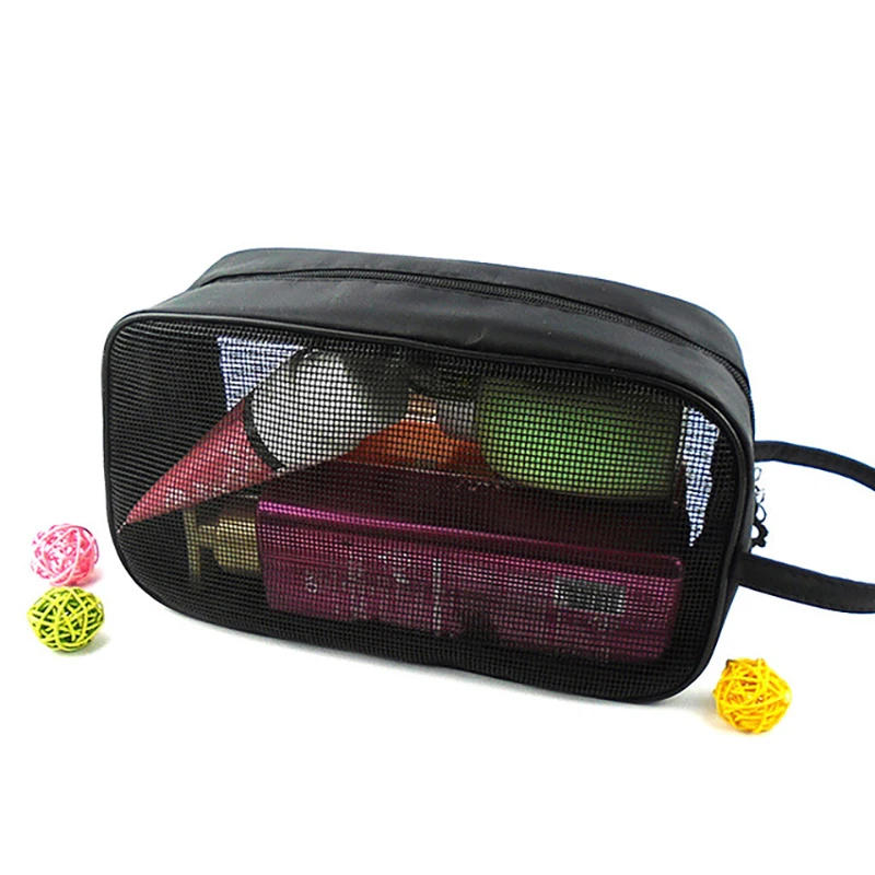 Складной органайзер сетчатая сумка на молнии для ванны водонепроницаемая мытья