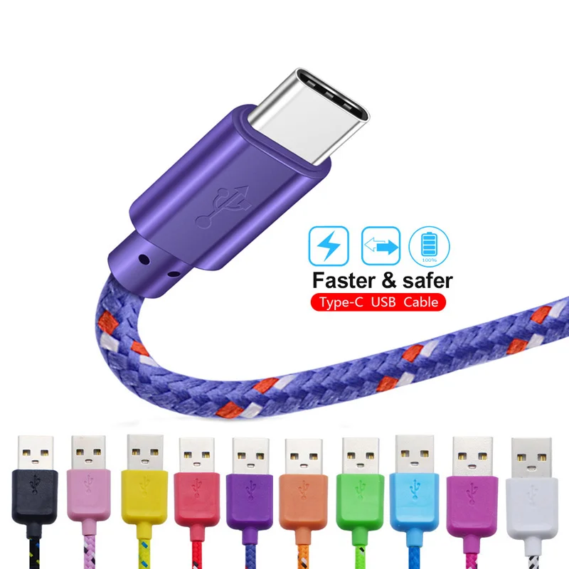 

Fast Charger Cable for iPhone Charging Cord 3.3/6.6ft Micro USB A to USB C Lightning Cable for iPhone 12 Pro max Xiaomi Samsung