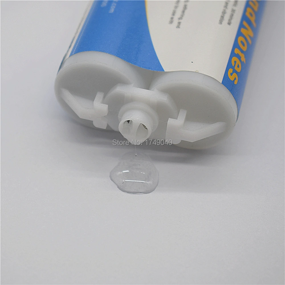 5pc Epoxy Resin Adhesive Glue 50ml Strong Adhesives 1:1 Two Component Transparent AB Glues Set with 10pcs Static Mixing Nozzles |