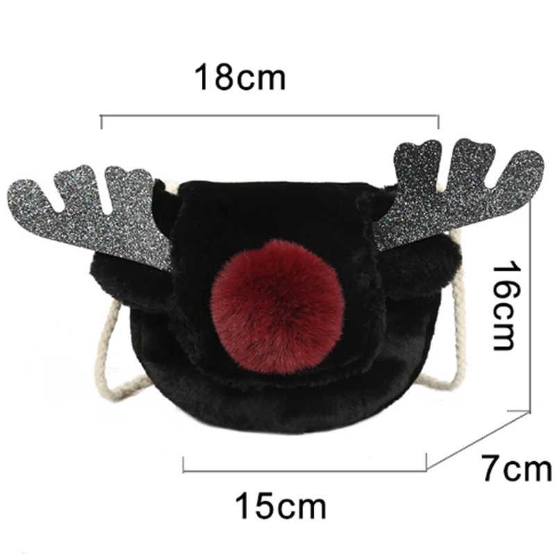 Новинка 2019 Сумка с рождественским оленем Женская Подарочная сумка через плечо