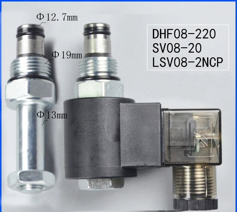 

Hydraulic Threaded Cartridge Solenoid Valve Reversal to Maintain and Release Pressure Two-position Two-normal DHF08-220