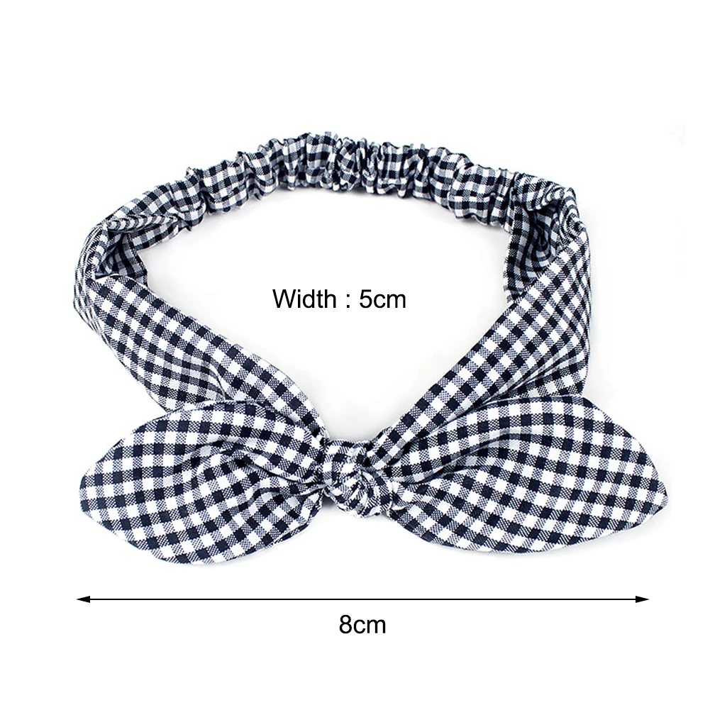 Женские повязки для волос винтажные темпераментные полосатые на голову с бантом