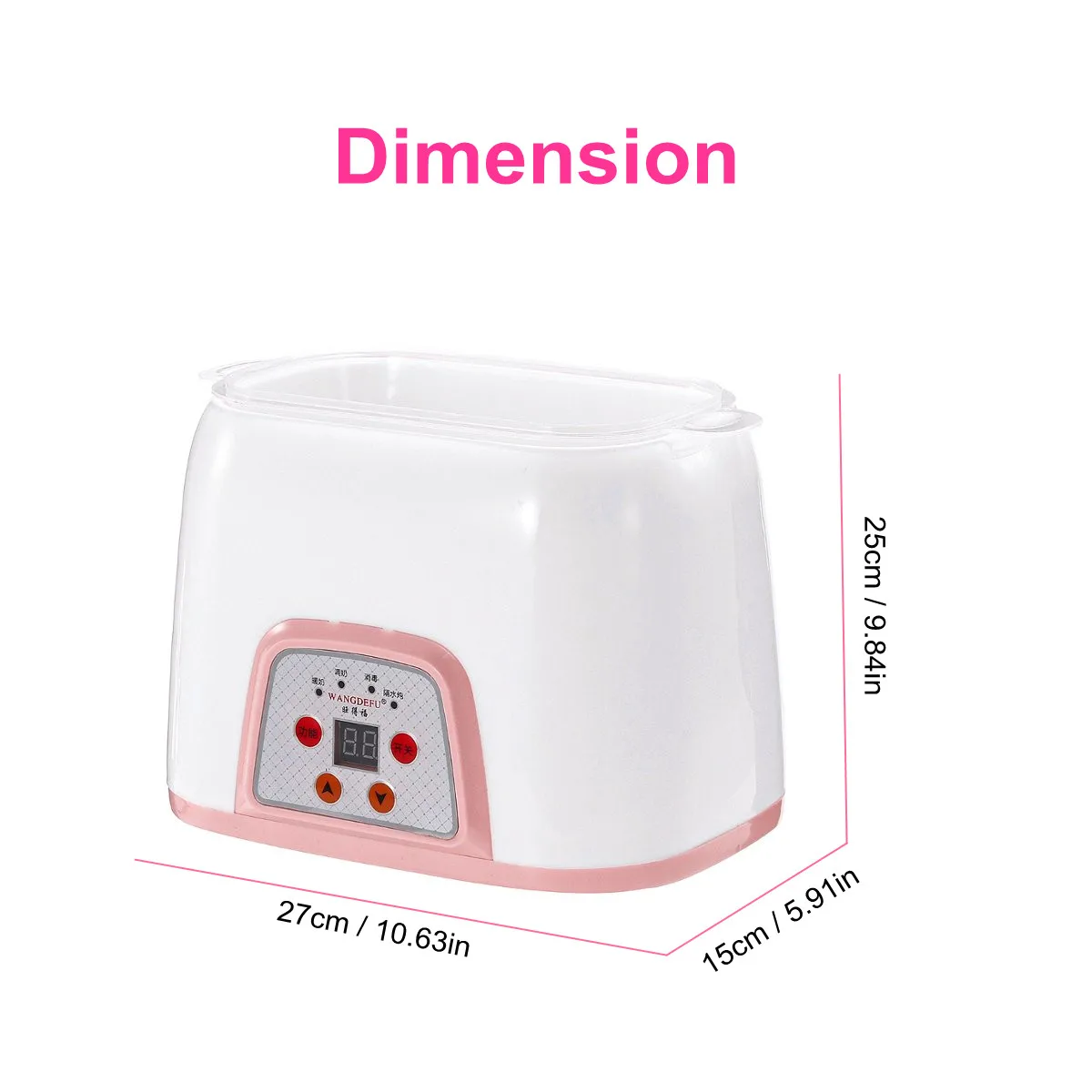 

Automatic Breast Milk Warmer Double Bottle Food Heating Disinfection Baby Care Steam Sterilizer Feeding Accessories 220V 200W