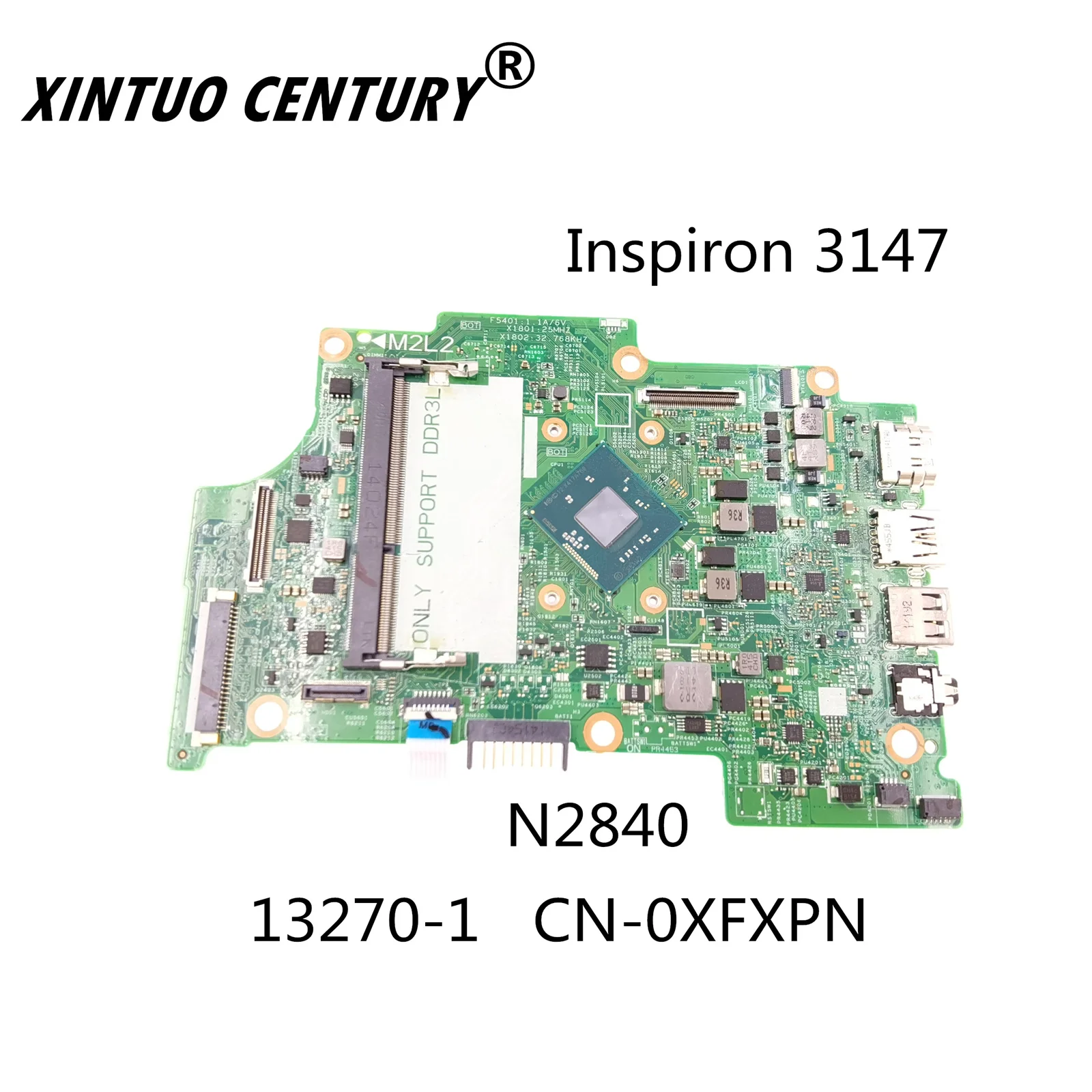 

CN-0XFXPN 0, XFXPN, для ноутбуков, \ ndell Inspiron 3147, \ N2840, процессор DDR3L % 100%, тест
