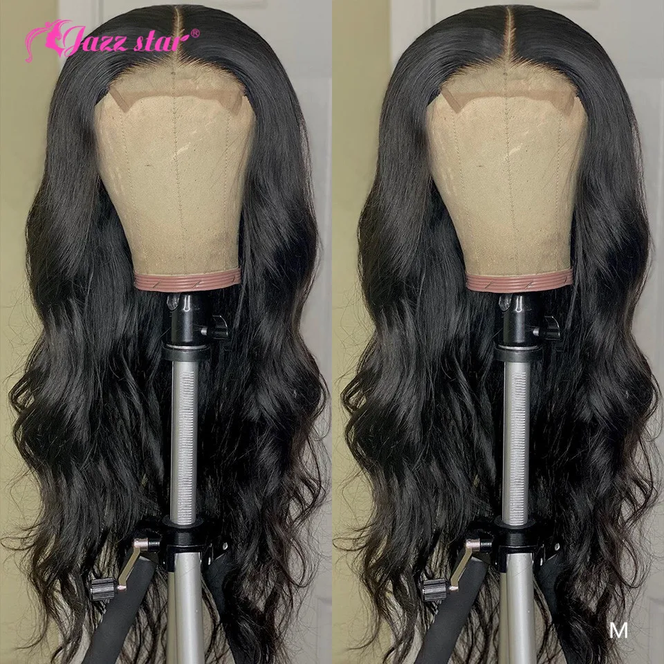 Бразильский парик с волнистым закрытием 4x4 человеческие волосы предварительно