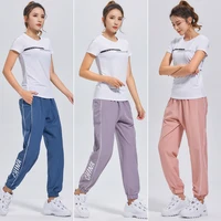 casual sweatpants for ladies fashion high waist trousers female pockets jogger streetwear women yoga sport pants