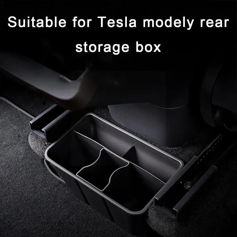 

for Tesla Model Y Rear Storage Box Model Y Armrest Box Box Interior Accessories Modification Car Interior Smart Armrest 451