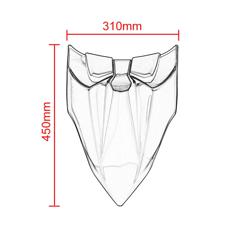 

For Kawasaki Ninja650 Z650 2017 2018 2019 Tail Rear Pillion Passenger Hard Solo Seat Cowl Back Hump Faring Ninja 650 Z 650 ABS