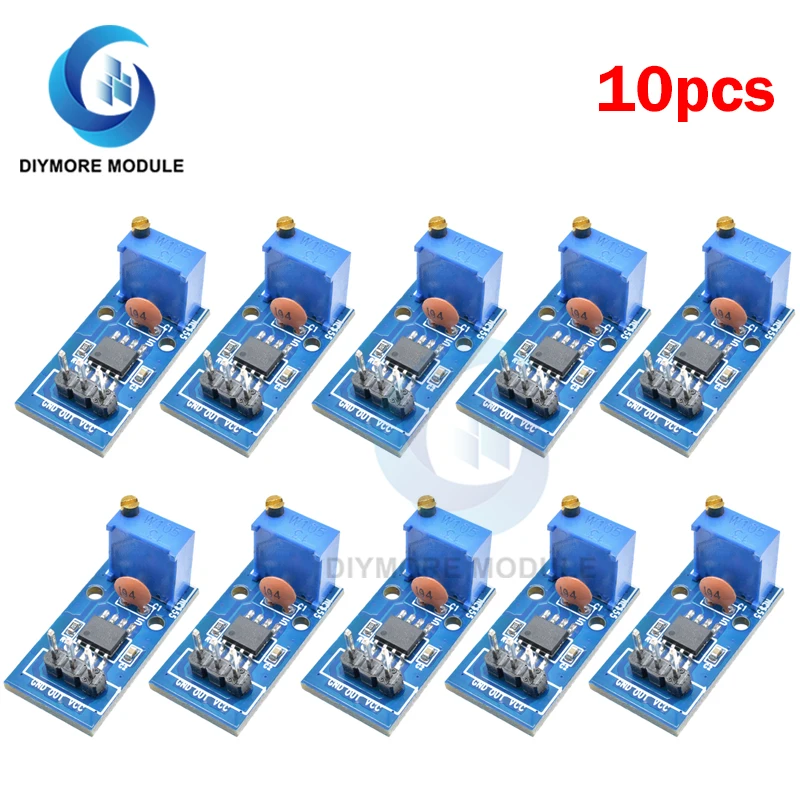10 шт. модуль генератора импульсов с регулируемым сопротивлением NE555