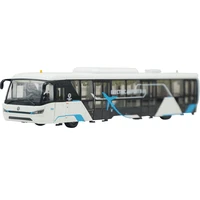 142 alloy die casting car model china hengtian lingrui automobile smart electric bus airport shuttle bus high end collection