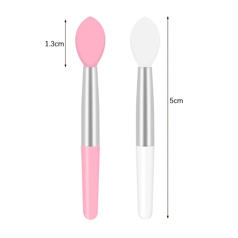 

1/5/10Pcs Mini Soft Silicone Head Handle Lip Applicator Brushes Makeup Makeup Tool Lip Use Applicator Cosmetic Makeup Brush Tool
