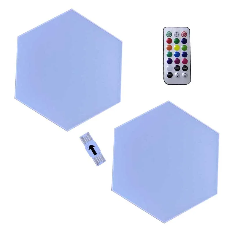 Сенсорный квантовый светильник модульная Шестигранная настенная лампа с Сотами