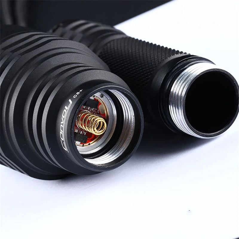 Фонарик Convoy C8 + Cree XPL SST40 светодиодный 18650 лм 2000 лм|Фонарики и осветительные