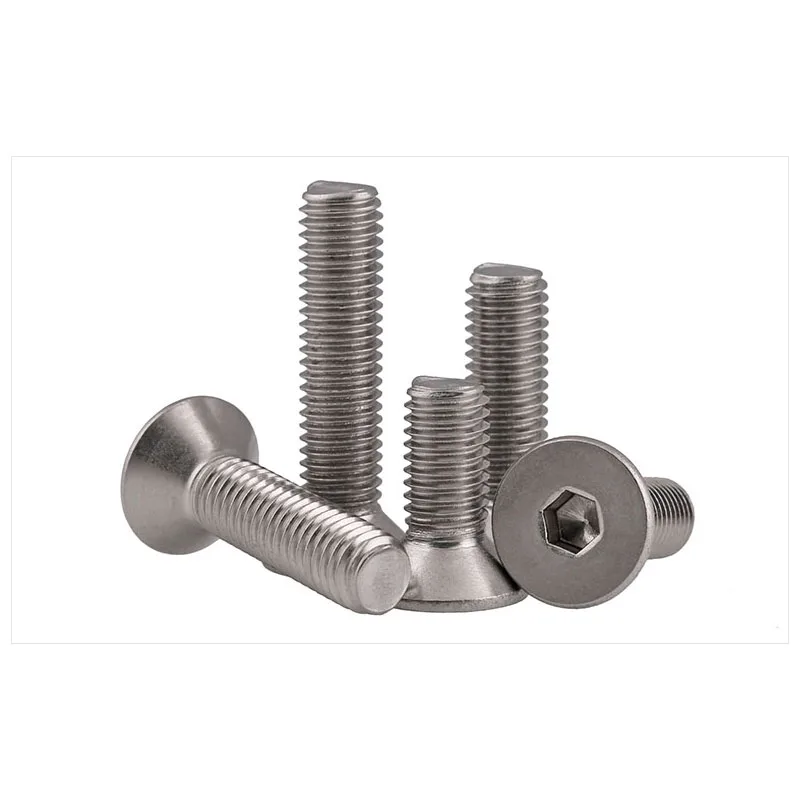 Винт с шестигранной головкой и потайной винт плоской стандартные винты 316 из