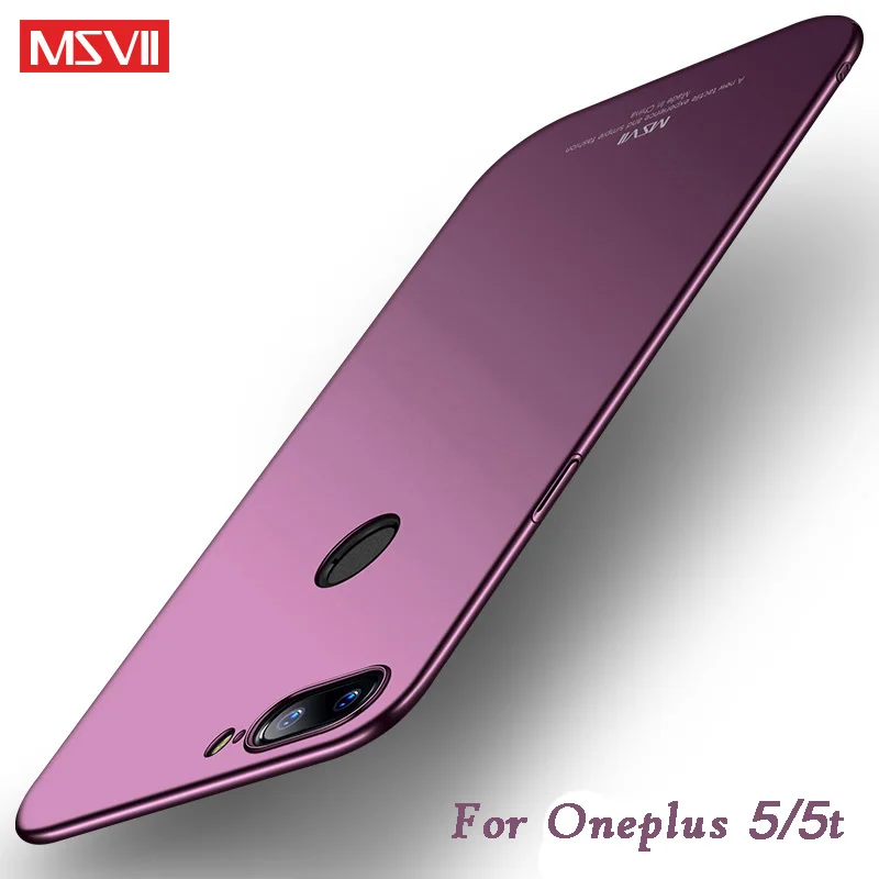 Oneplus 5 T чехол oneplus t роскошный Msvii one plus для жесткий из поликарбоната a5010 чехлы |