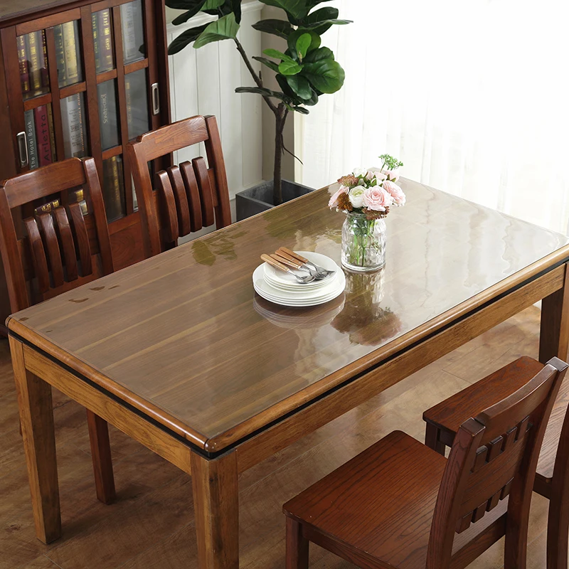 Скатерть из мягкого стекла и ПВХ водонепроницаемая толщиной 1 мм/2021 мм/2 мм/3 мм