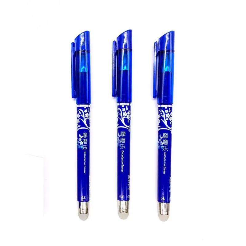 12 шт. синие чернила стираемая ручка Канцелярия для учеников пишущая