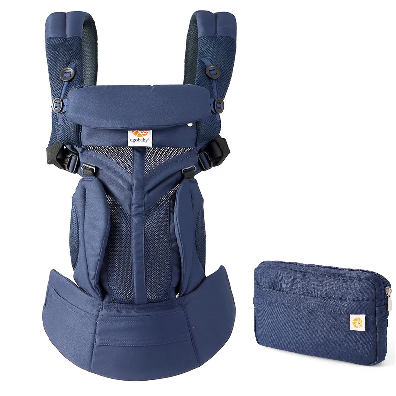 omni mesh dark blue Egobaby Перевозчик Omni 360 все положения для переноски ремень для новорожденных с прохладной воздушной сеткой хлопок четыре сезона для мамы, папы, родителей - Цвет: omni mesh dark blue