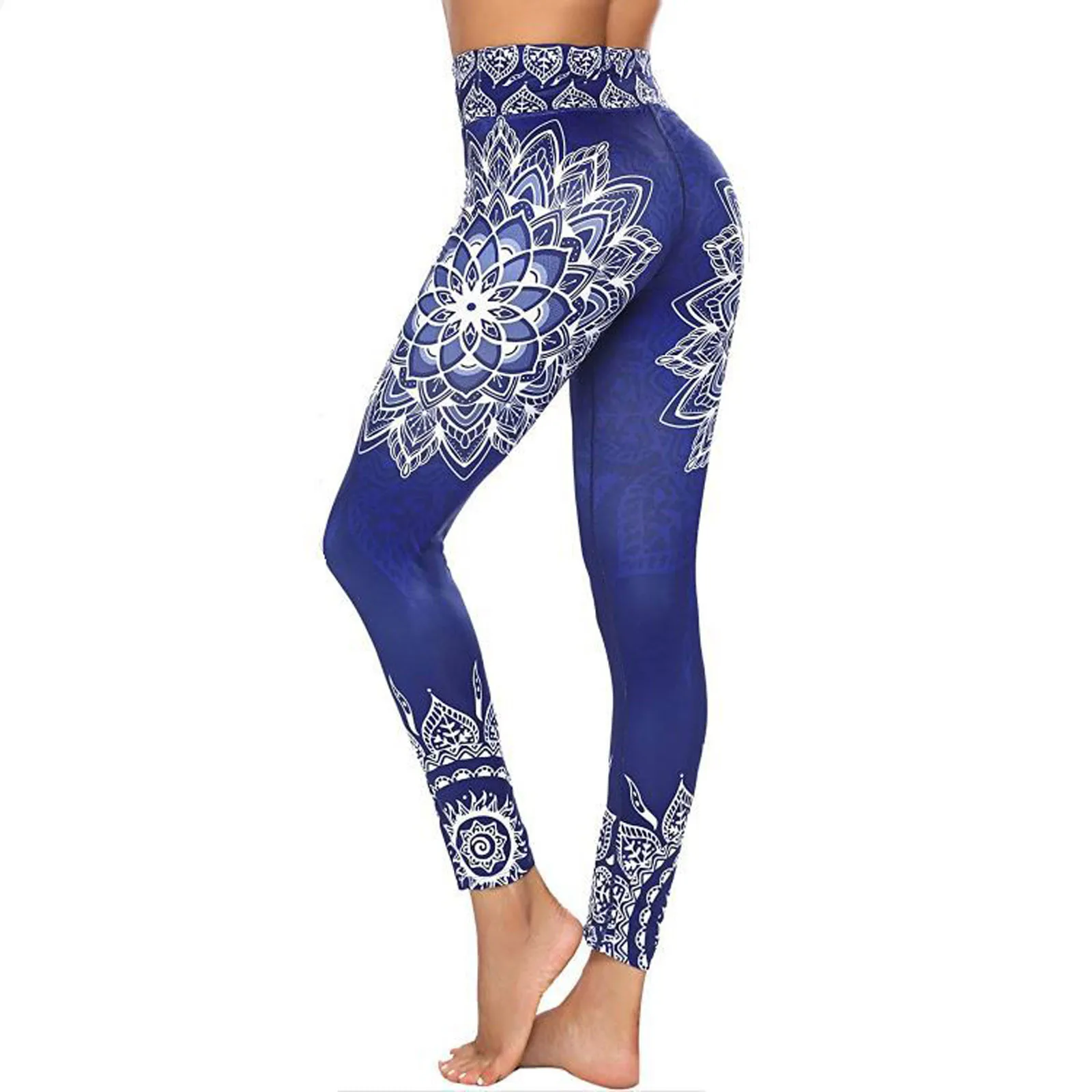 

Sagace 2021 New Yoga Pants Women's Print Workout Leggings Fitness Sports Running Yoga Athletic Pants