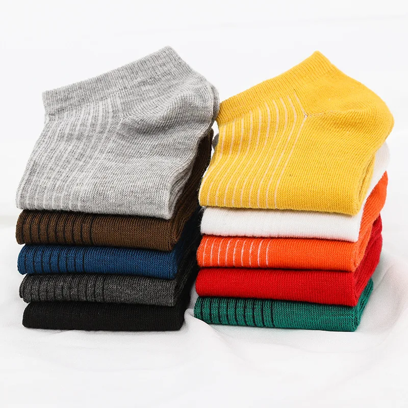 Мужские повседневные носки пара весенние мужские женские лодочные Носки дышащие